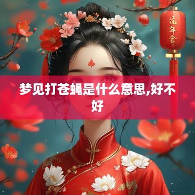 梦见打苍蝇是什么意思,好不好