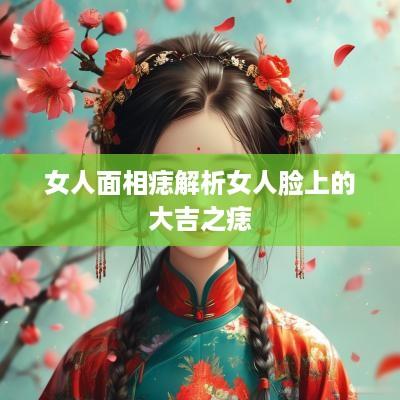 女人面相痣解析女人脸上的大吉之痣
