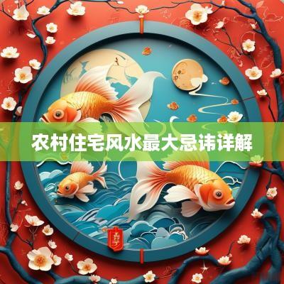 农村住宅风水最大忌讳详解