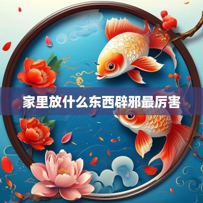 家里放什么东西辟邪最厉害