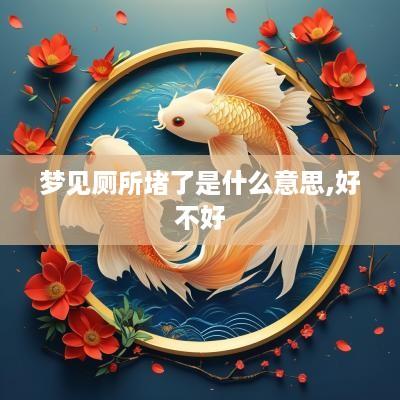 梦见厕所堵了是什么意思,好不好