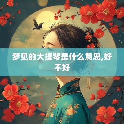 梦见的大提琴是什么意思,好不好