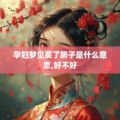 孕妇梦见买了房子是什么意思,好不好