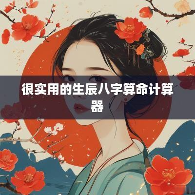 很实用的生辰八字算命计算器