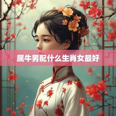 属牛男配什么生肖女最好