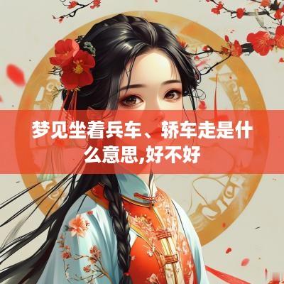 梦见坐着兵车、轿车走是什么意思,好不好