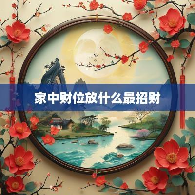 家中财位放什么最招财