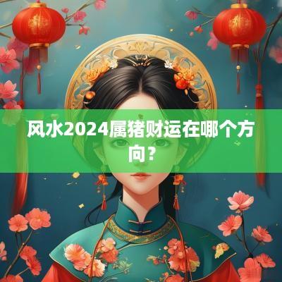 风水2025属猪财运在哪个方向？