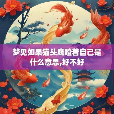 梦见如果猫头鹰瞪着自己是什么意思,好不好