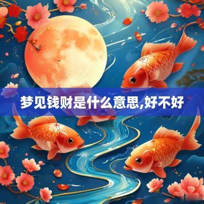 梦见钱财是什么意思,好不好
