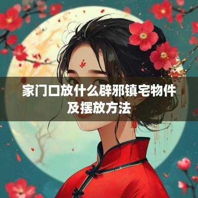 家门口放什么辟邪镇宅物件及摆放方法