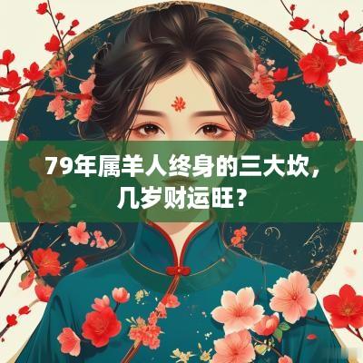 79年属羊人终身的三大坎，几岁财运旺？