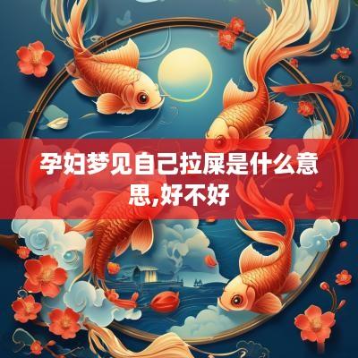 孕妇梦见自己拉屎是什么意思,好不好