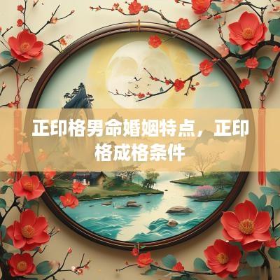 正印格男命婚姻特点，正印格成格条件