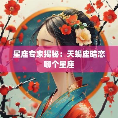 星座专家揭秘：天蝎座暗恋哪个星座
