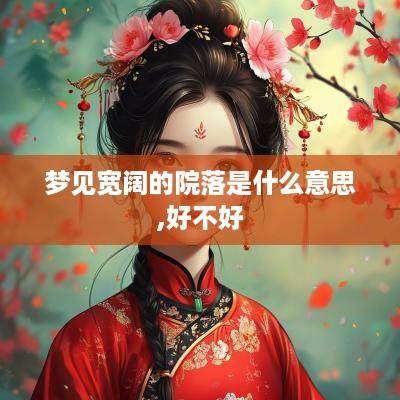 梦见宽阔的院落是什么意思,好不好