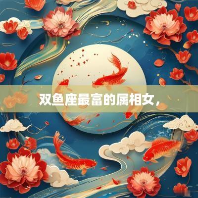 双鱼座最富的属相女，