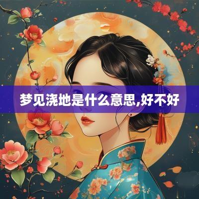 梦见浇地是什么意思,好不好