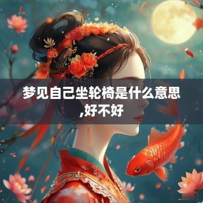 梦见自己坐轮椅是什么意思,好不好