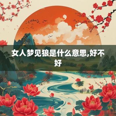 女人梦见狼是什么意思,好不好