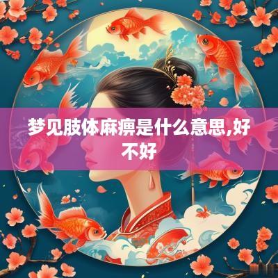 梦见肢体麻痹是什么意思,好不好