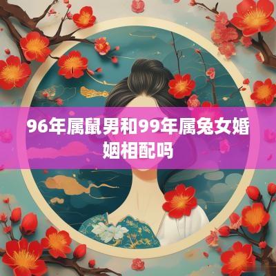 96年属鼠男和99年属兔女婚姻相配吗