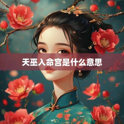 天巫入命宫是什么意思