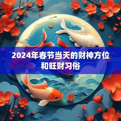 2025年春节当天的财神方位和旺财习俗