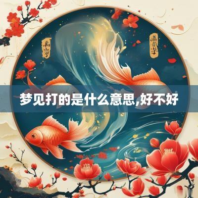 梦见打的是什么意思,好不好