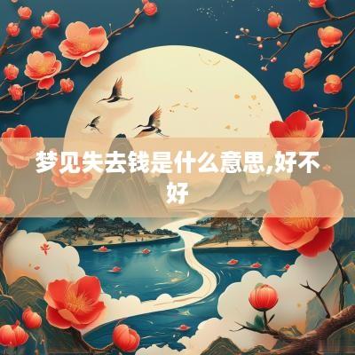 梦见失去钱是什么意思,好不好