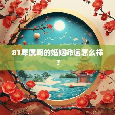 81年属鸡的婚姻命运怎么样？