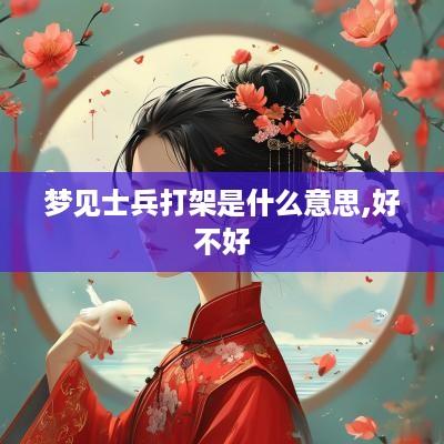 梦见士兵打架是什么意思,好不好