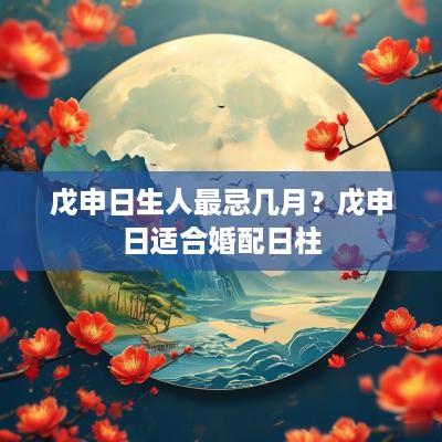 戊申日生人最忌几月？戊申日适合婚配日柱