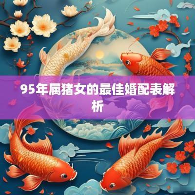 95年属猪女的最佳婚配表解析