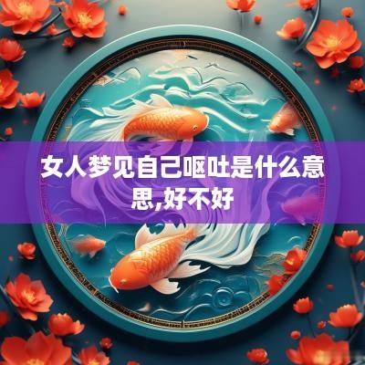 女人梦见自己呕吐是什么意思,好不好
