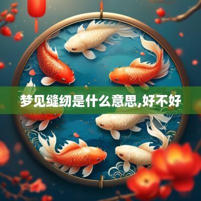 梦见缝纫是什么意思,好不好