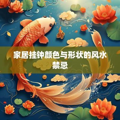 家居挂钟颜色与形状的风水禁忌