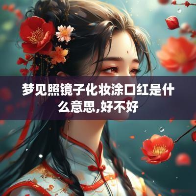 梦见照镜子化妆涂口红是什么意思,好不好