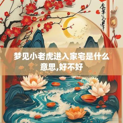 梦见小老虎进入家宅是什么意思,好不好
