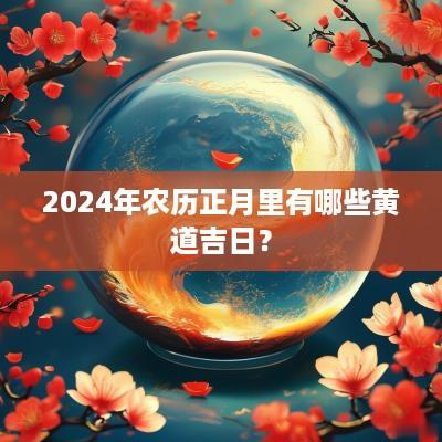 2025年农历正月里有哪些黄道吉日？