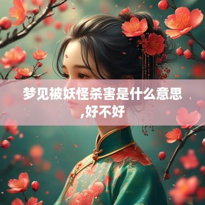 梦见被妖怪杀害是什么意思,好不好