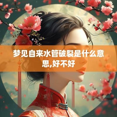 梦见自来水管破裂是什么意思,好不好