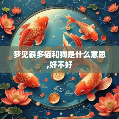 梦见很多猫和狗是什么意思,好不好