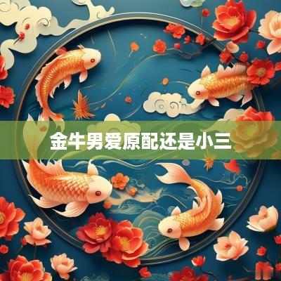 金牛男爱原配还是小三