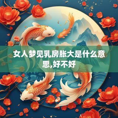 女人梦见乳房胀大是什么意思,好不好