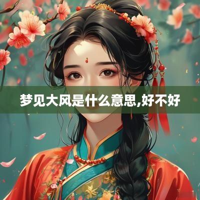 梦见大风是什么意思,好不好