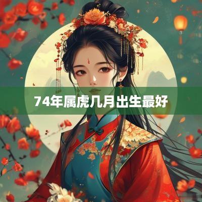74年属虎几月出生最好