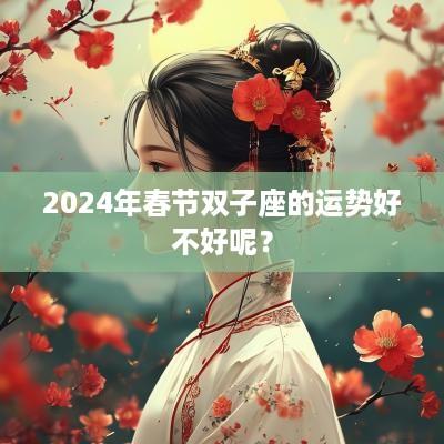 2025年春节双子座的运势好不好呢？