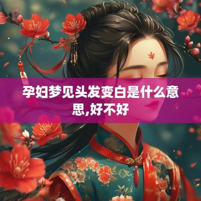 孕妇梦见头发变白是什么意思,好不好