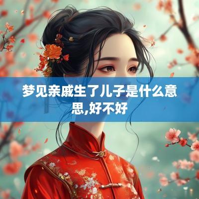 梦见亲戚生了儿子是什么意思,好不好